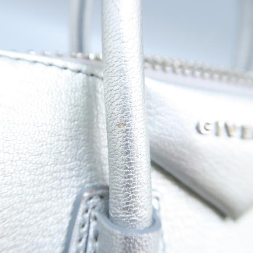 SOLD Givenchy Antigona Mini Silver Crossbody Bag - Picture 4 of 8